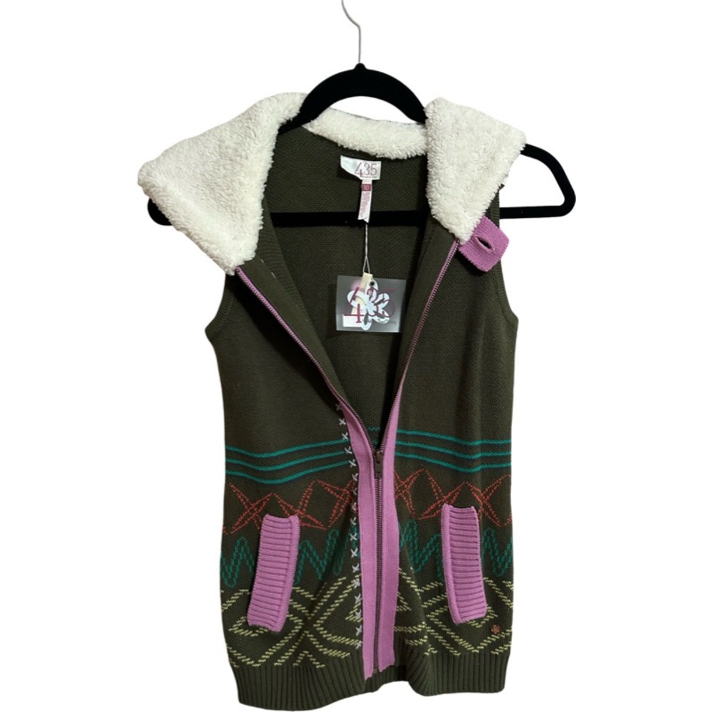 Girls Matilda Jane zip up vest